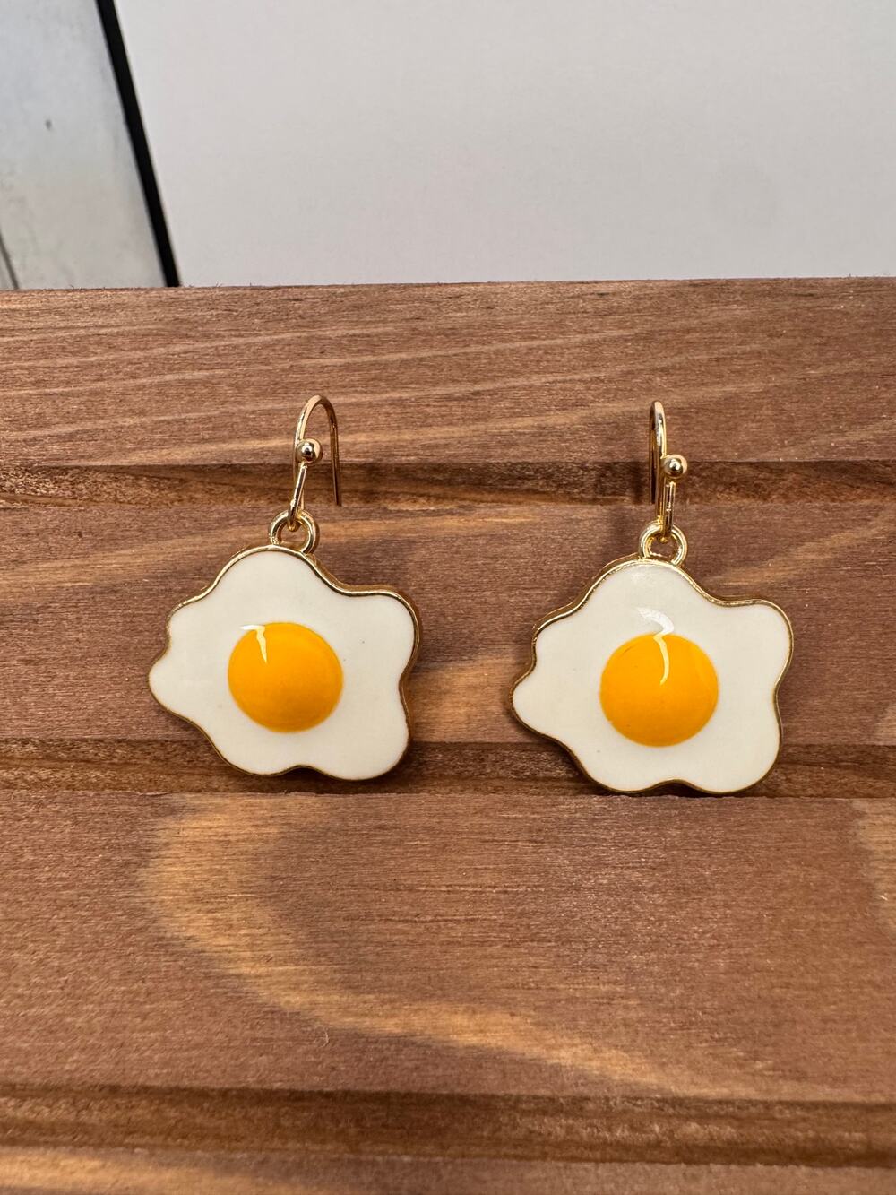 Fried Egg Earrings Dangly Earrings Fashion Jewelry Boiled Egg Chicken Egg
